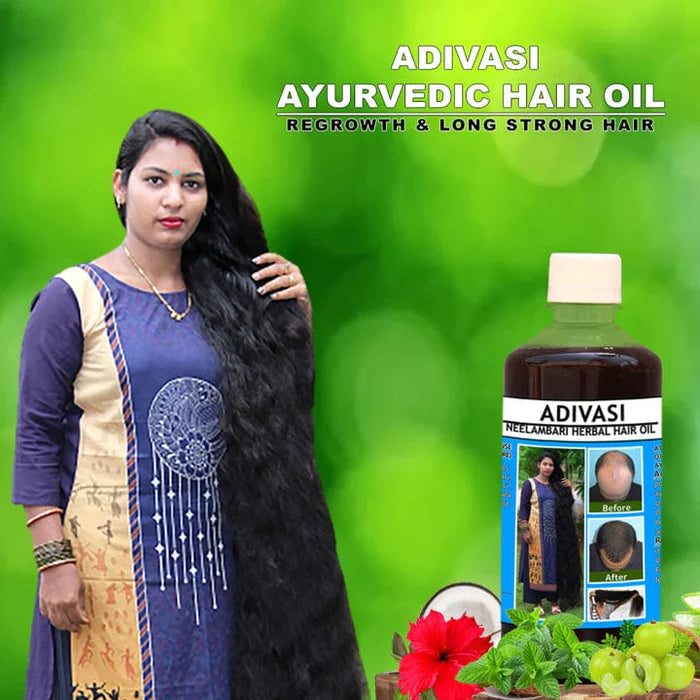 ADIVASI HERBAL HAIR OIL (BUY 1, GET 1 FREE)