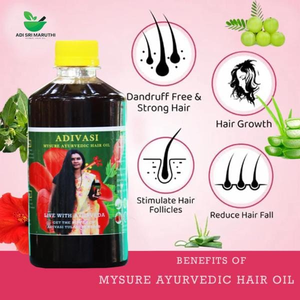 ADIVASI HERBAL HAIR OIL (BUY 1, GET 1 FREE)