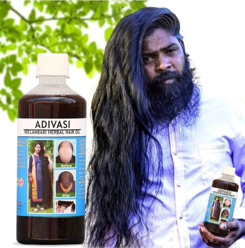 ADIVASI HERBAL HAIR OIL (BUY 1, GET 1 FREE)