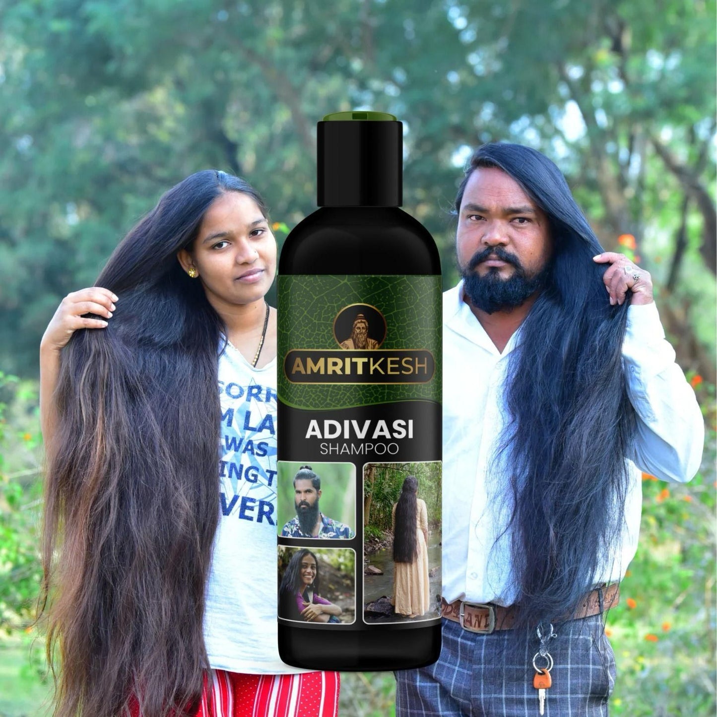Amritkesh Adivasi Shampoo 100ml - Unleash the Power of Nature (Buy 1 Get 1 Free)